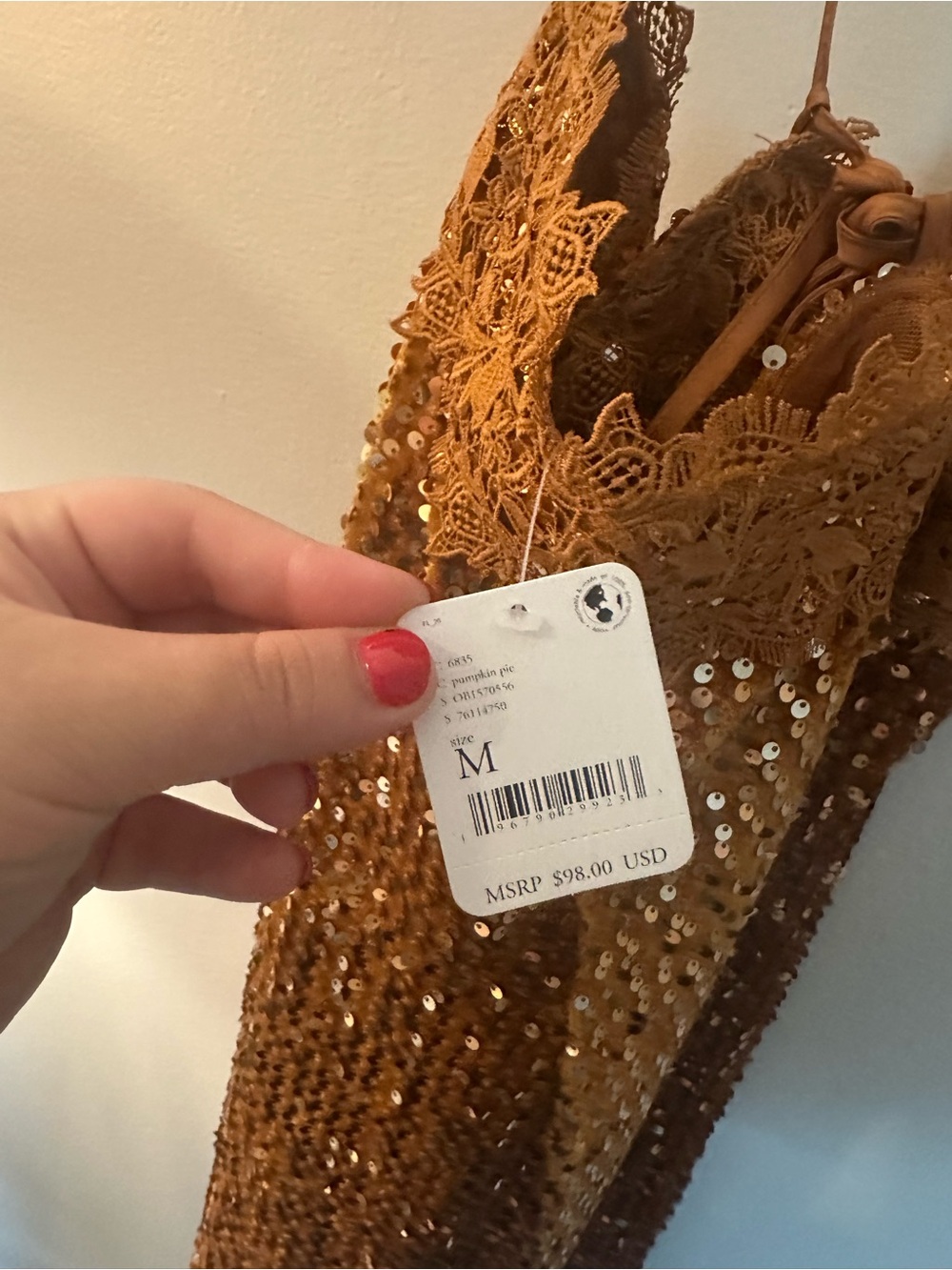 Free People Intimately That Girl Sequin Slip Dress - Picture 5 of 6